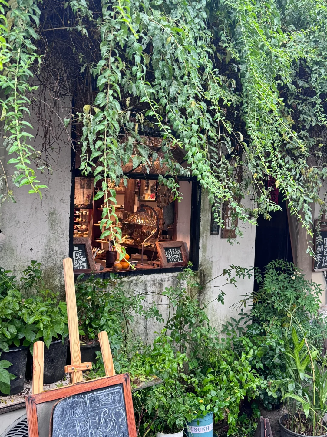 妈妈！原来诗里的烟雨江南长这样…🛶🌧️