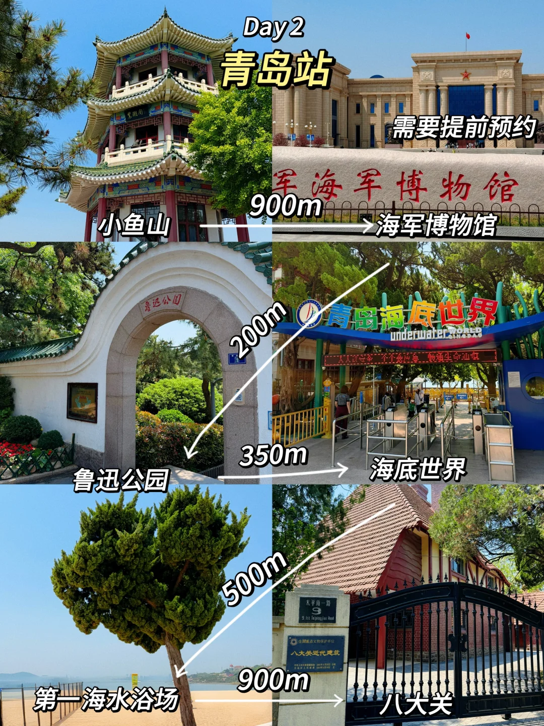 青岛已回‼花6小时总结的旅游攻略😭听劝！