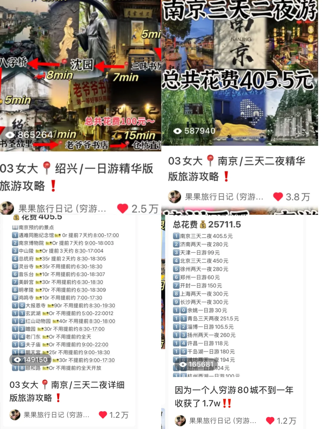 03女大独自穷游104城，一年赚到了3w粉丝🥰