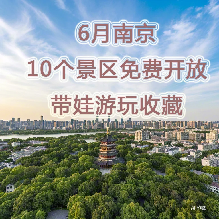🔥南京6月亲子羊毛必薅！10大景区免费开