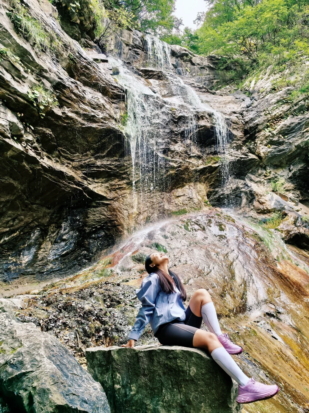 北京怀柔｜打卡秘境悬崖与高山飞瀑⛰️