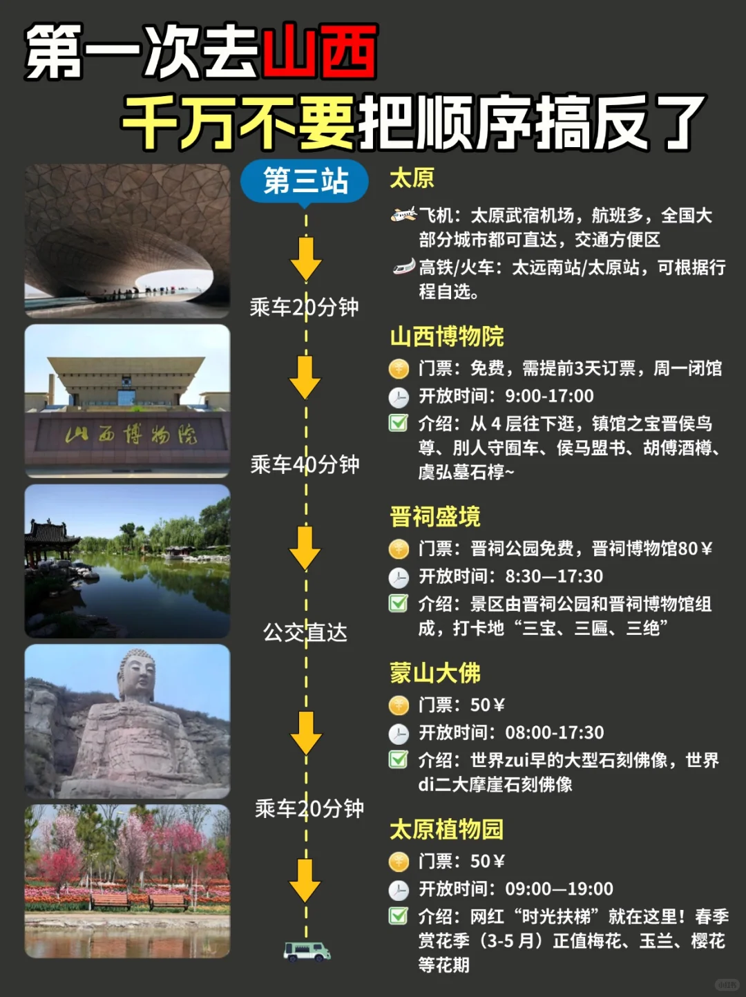 山西旅游攻略｜计划来的姐妹👭提前码住！