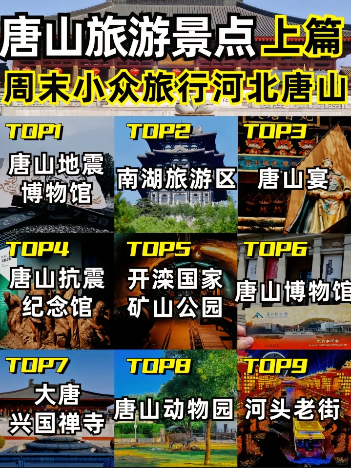 《河北-唐山》景点合集√上篇!收藏吧