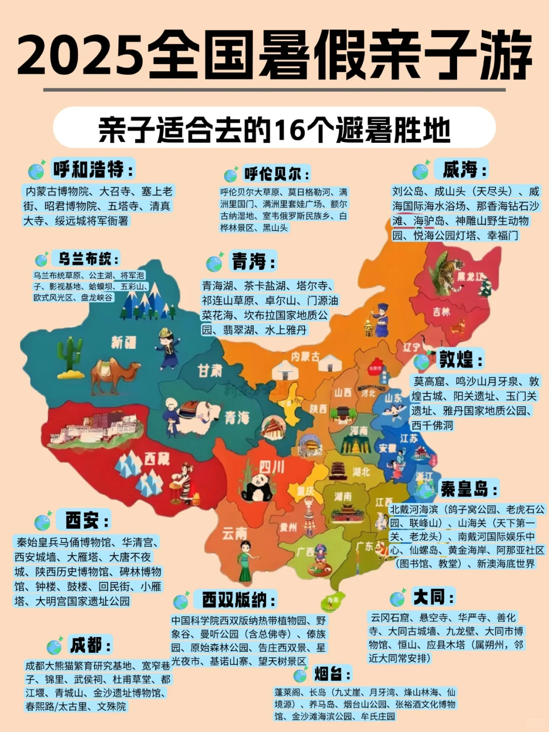 2025暑假亲子游 | 超全16个宝藏避暑城市