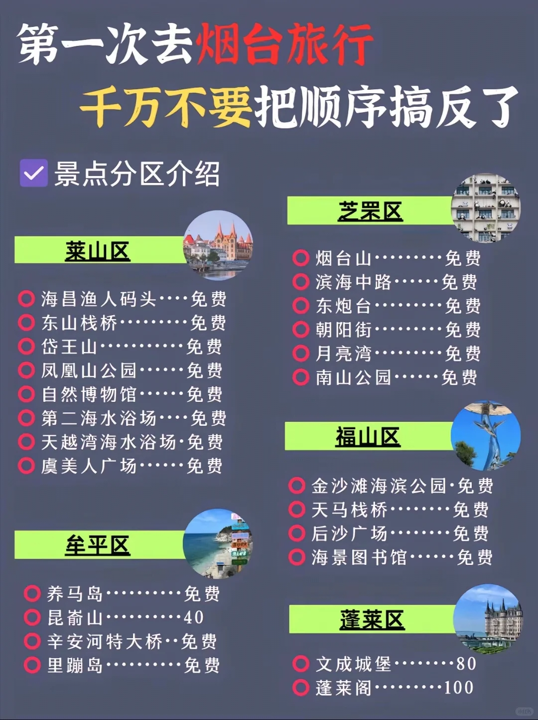 来烟台这样玩
