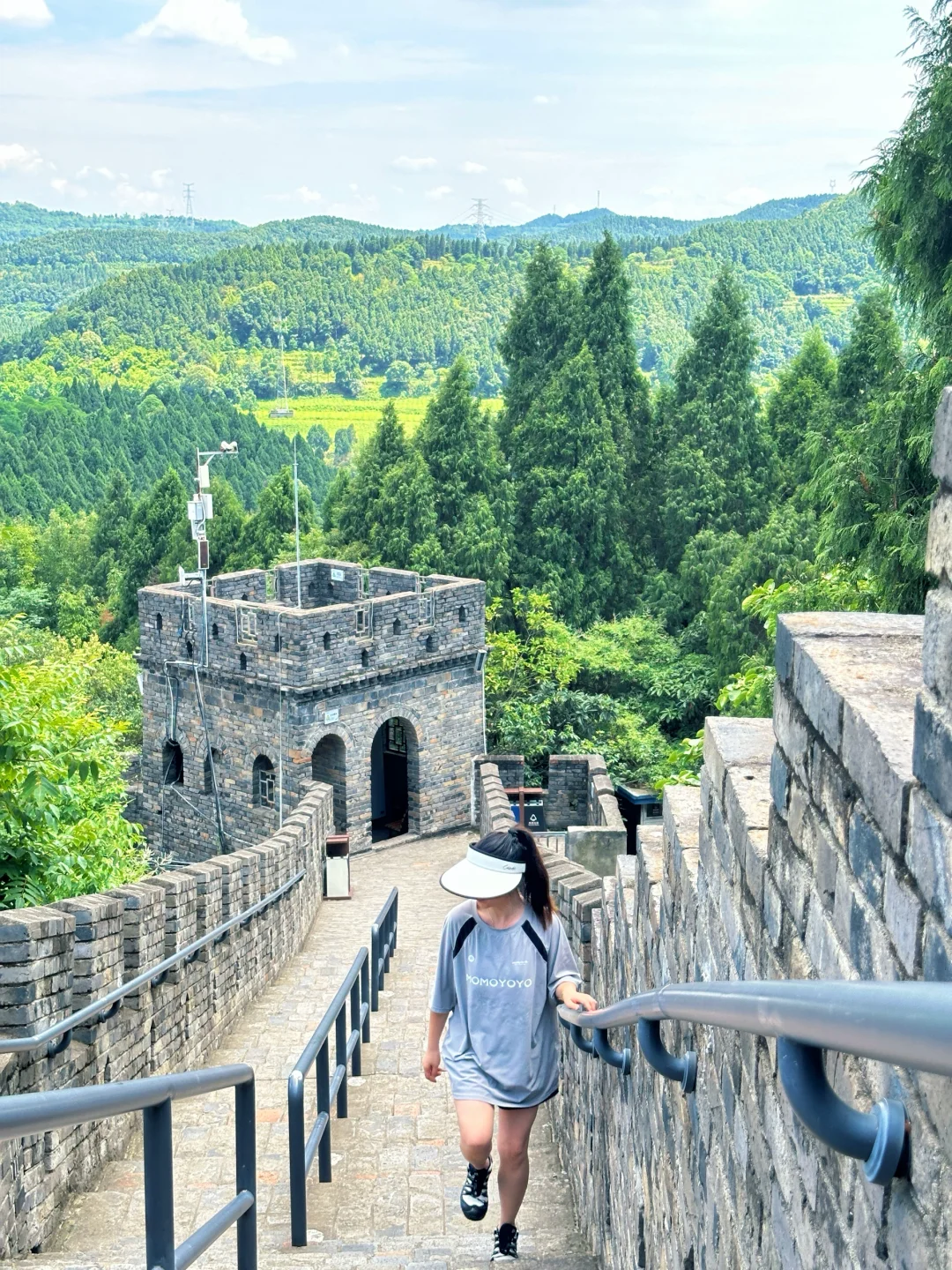 成都自己的长城！漂流🎢丛林过山车娃玩嗨了