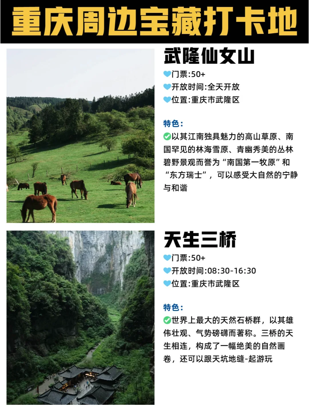 重庆周边景点攻略分享📝