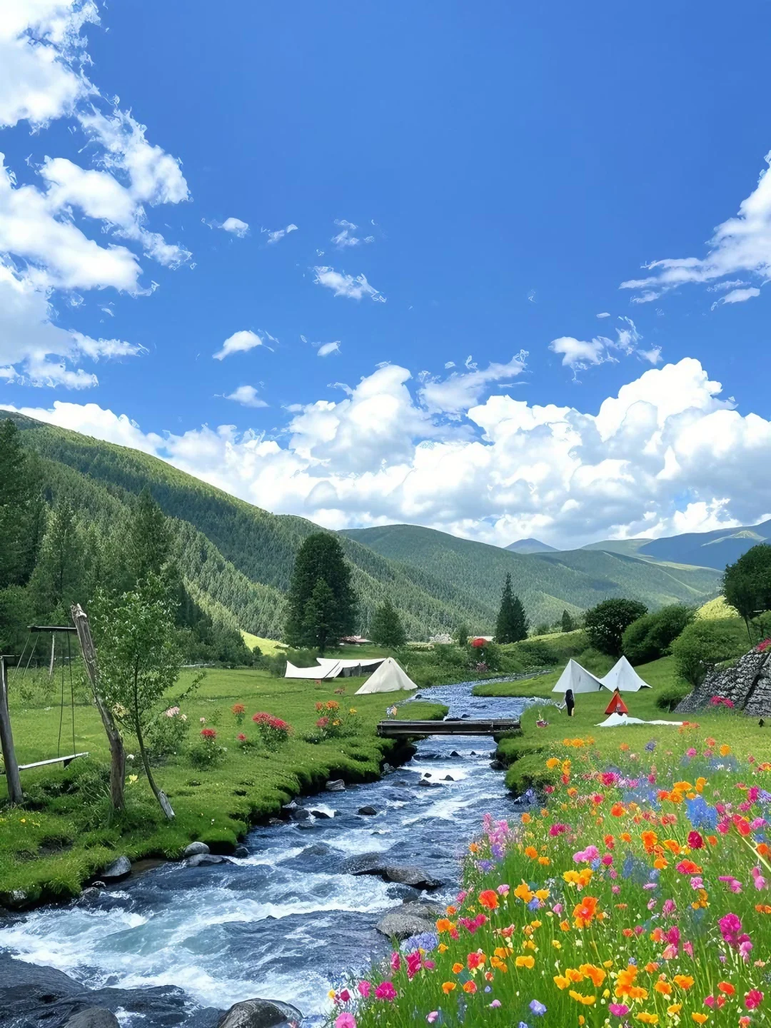 不在瑞士...7-8月的川西🏔️！！💐美到失语😭