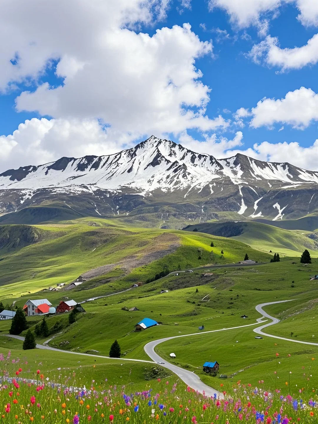 不在瑞士...7-8月的川西🏔️！！💐美到失语😭