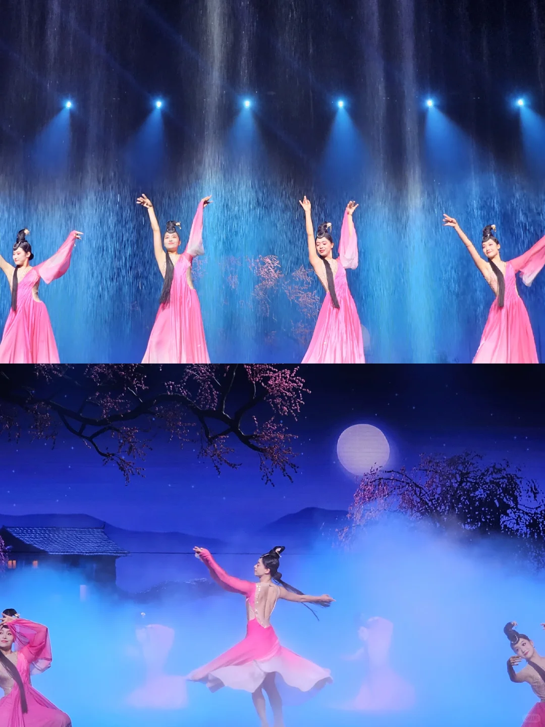 🎵跟着节奏嗨！明月千古情景区蹦迪现场