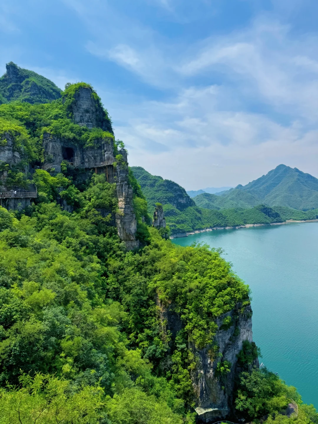 🏞️易水湖的夏天，自带北方小桂林的天然滤镜