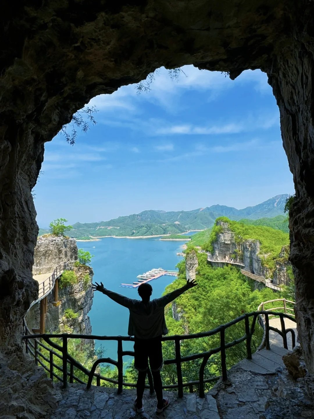 🏞️易水湖的夏天，自带北方小桂林的天然滤镜
