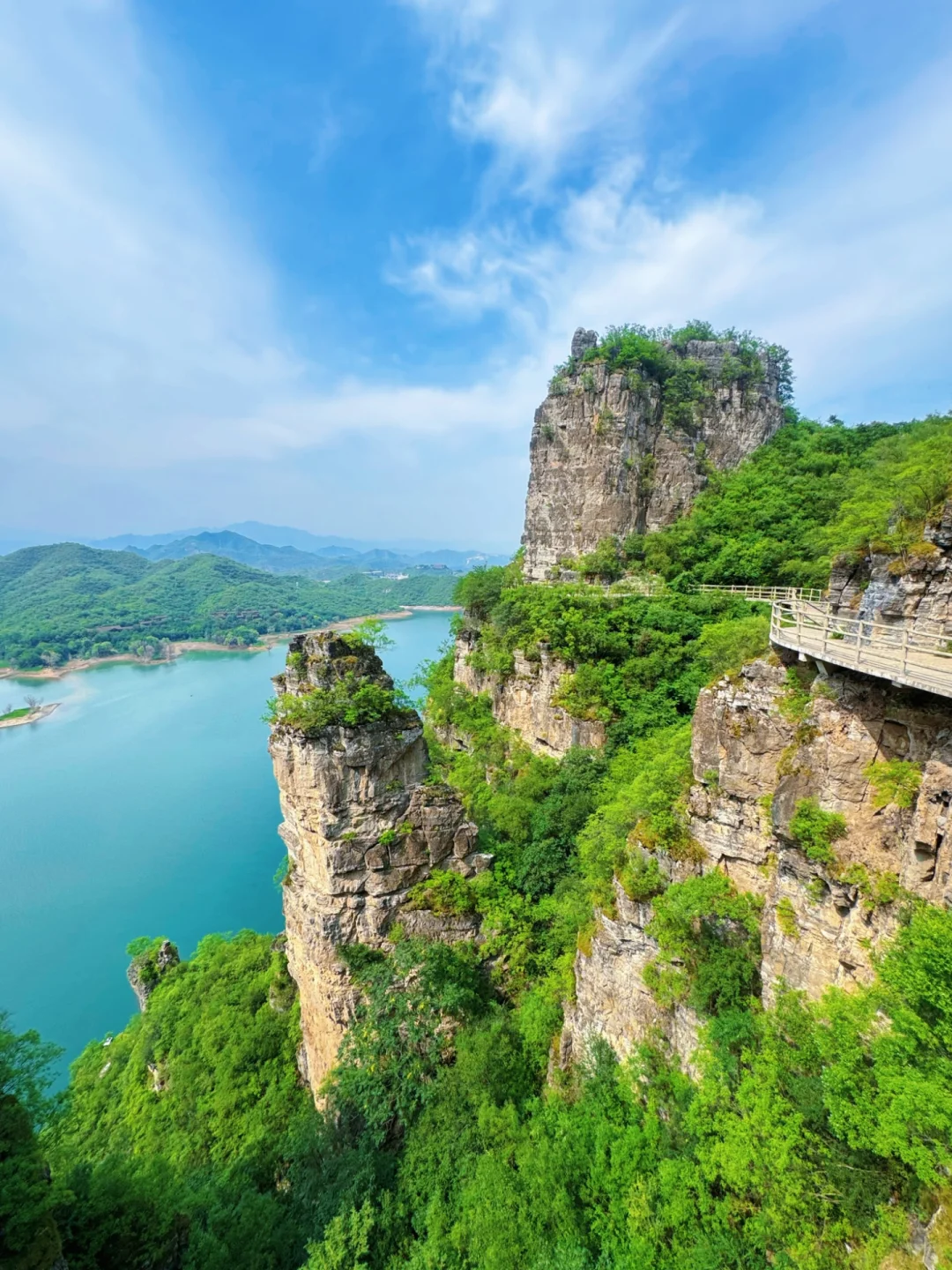 🏞️易水湖的夏天，自带北方小桂林的天然滤镜