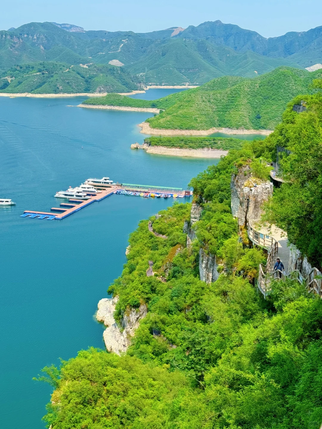 🏞️易水湖的夏天，自带北方小桂林的天然滤镜