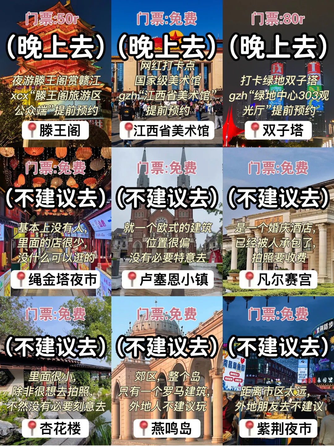 南昌会惩罚每一个不做攻略的人！！