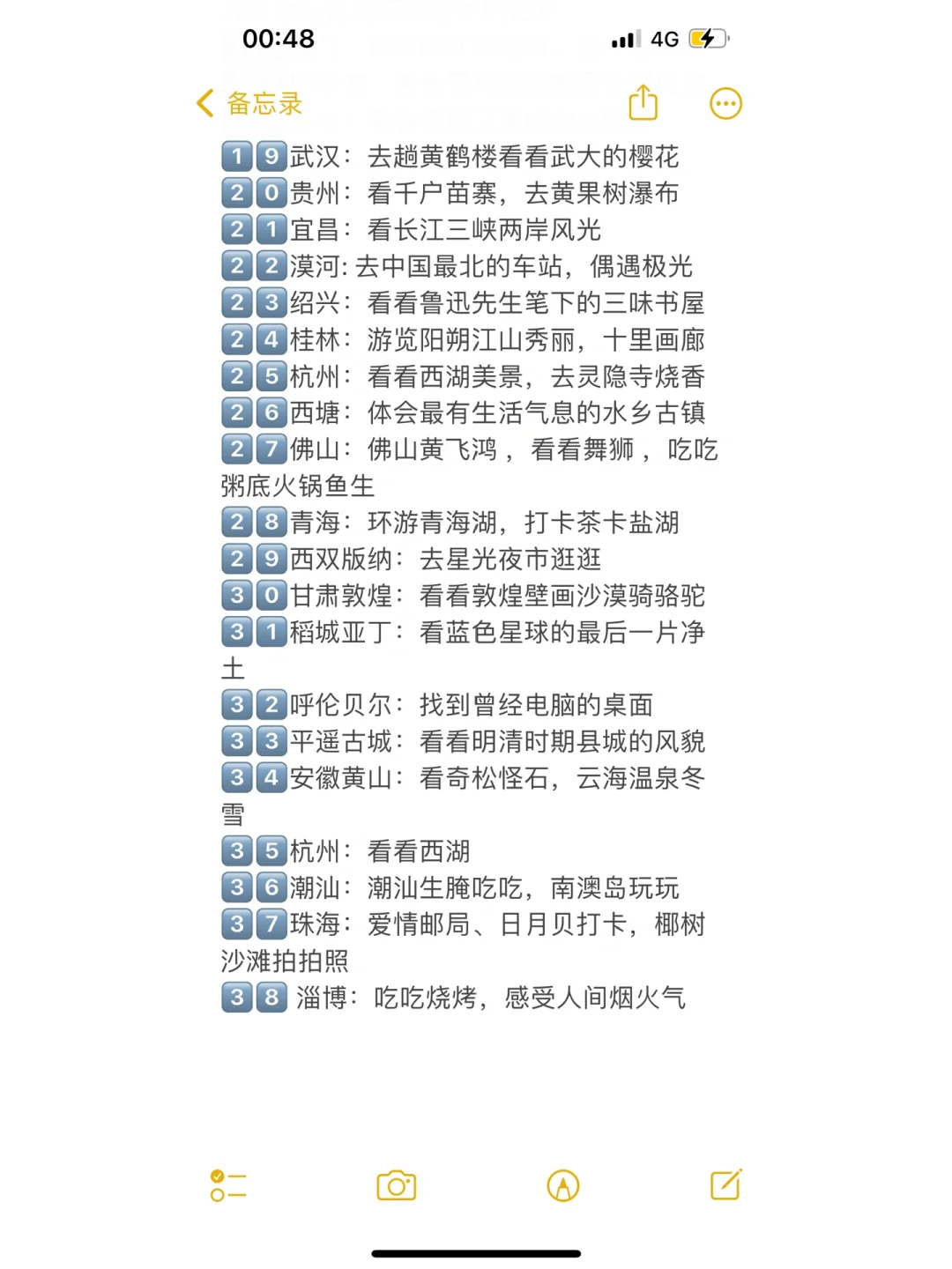 30岁之前必打卡的地方，全国38个景点‼️