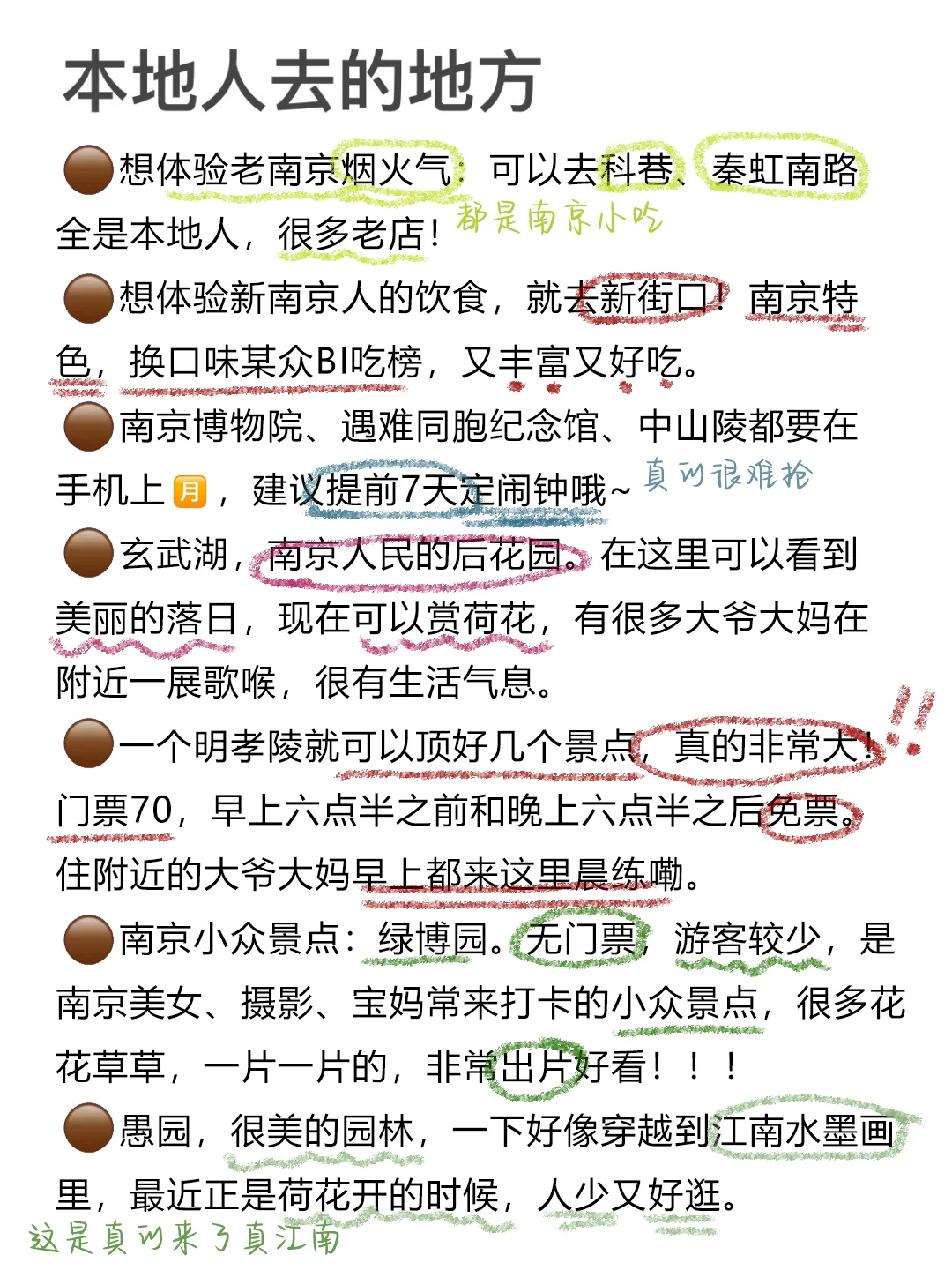 南京已经开启暑假模式🚥劝退所有不做攻略的