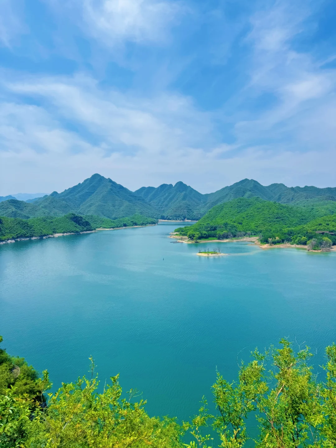 🏞️易水湖的夏天，自带北方小桂林的天然滤镜