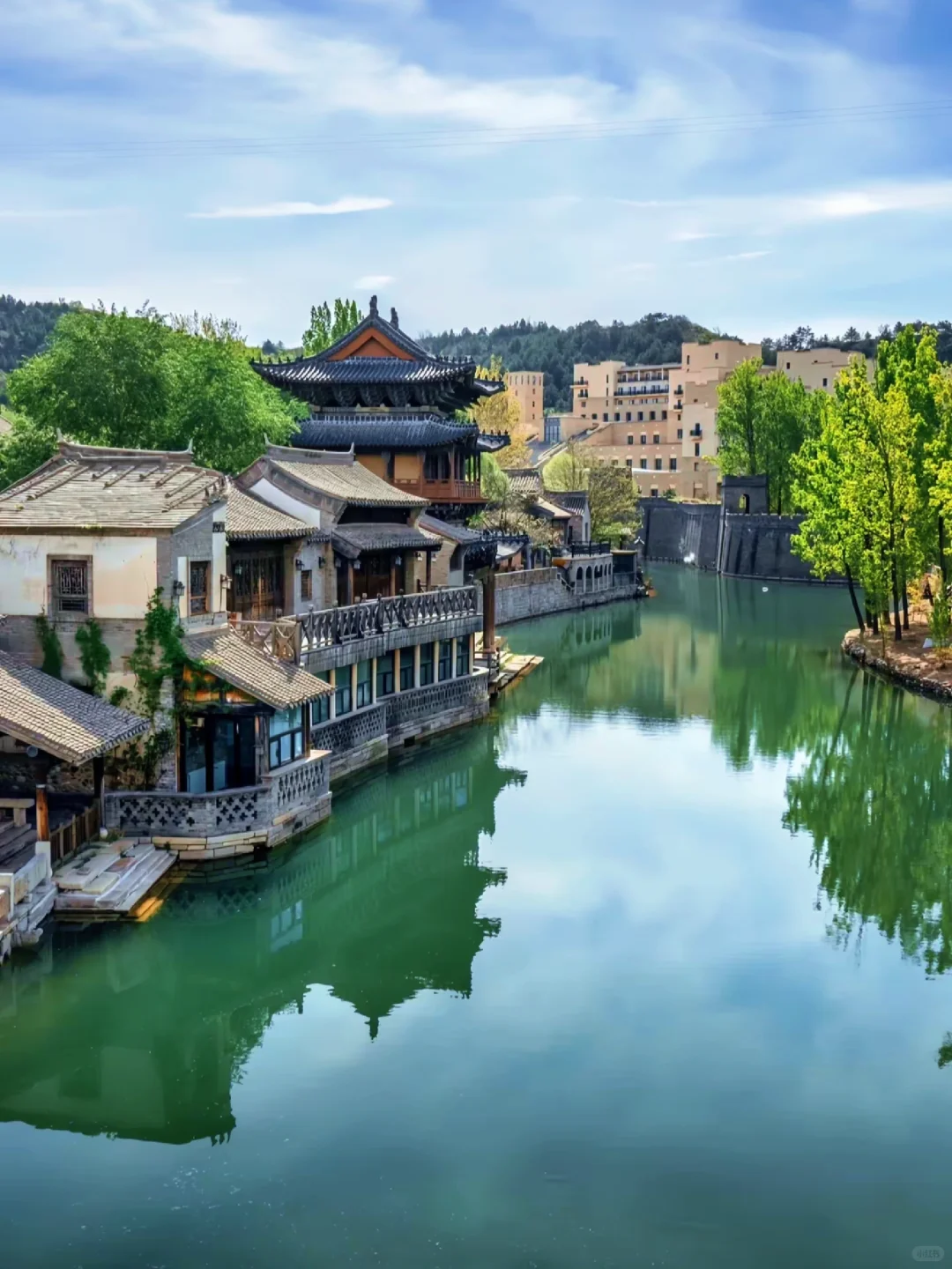 一路向北 长城脚下 有座‘江南’水乡
