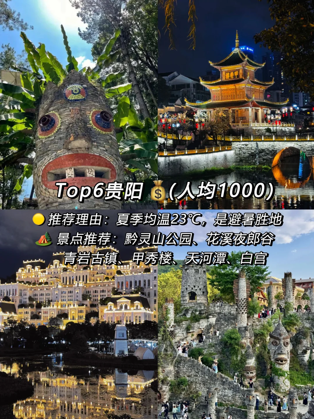 强烈推荐‼️暑假适合去穷游的9⃣️个城市