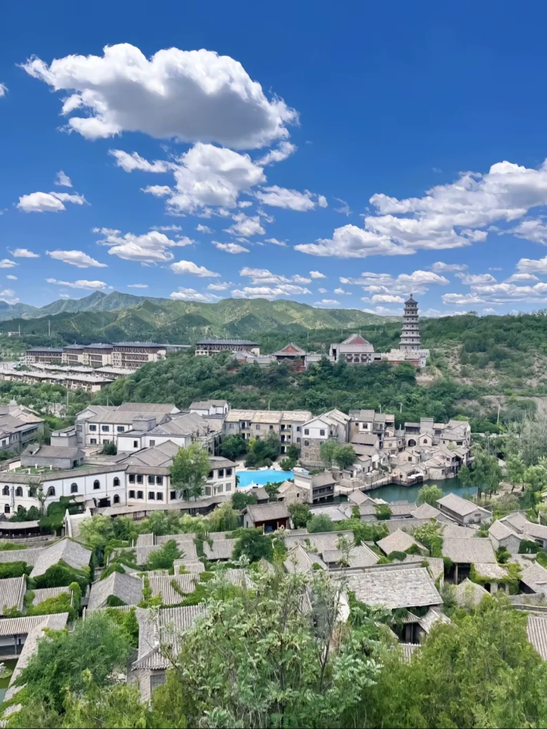 一路向北 长城脚下 有座‘江南’水乡