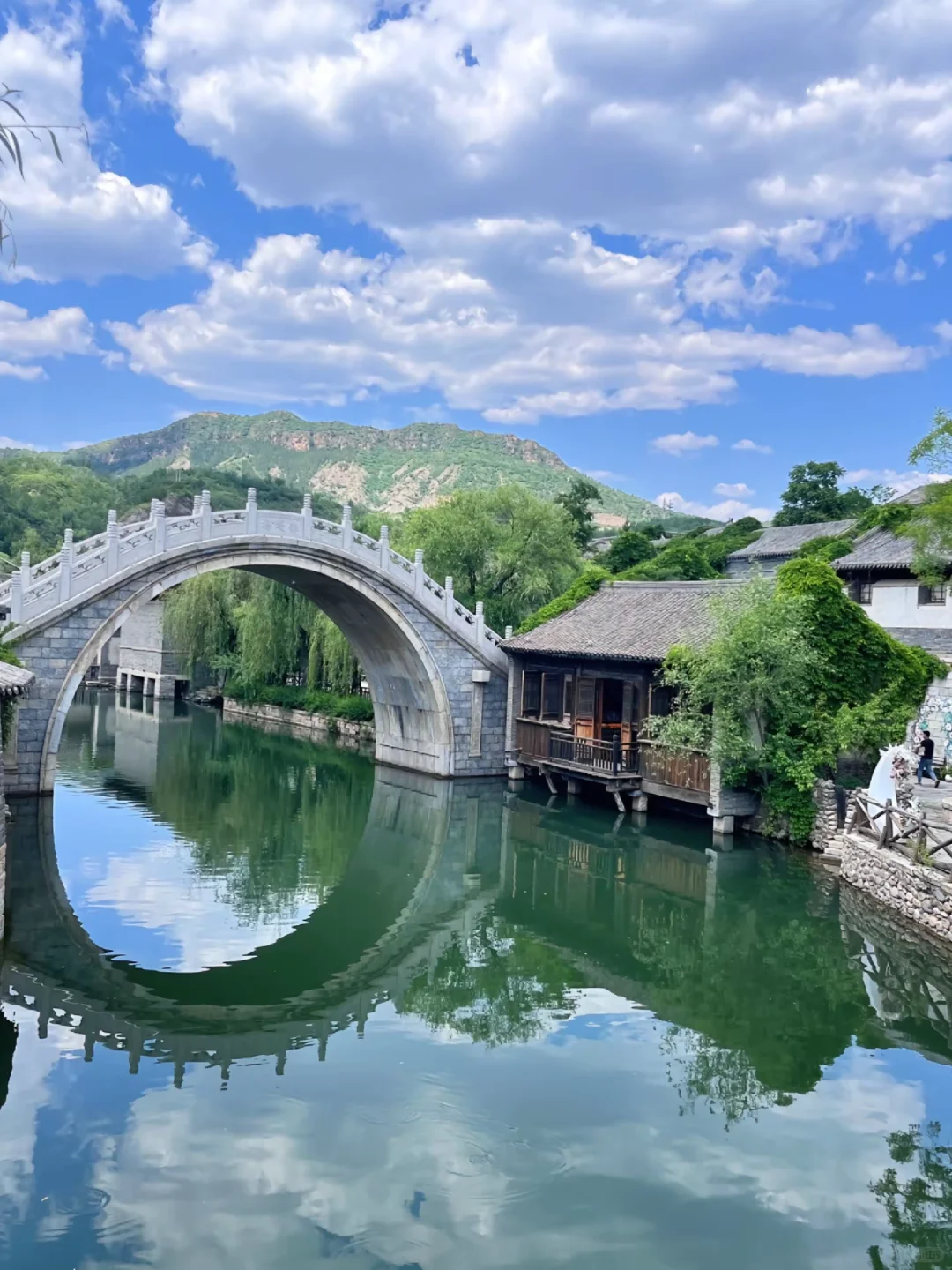 一路向北 长城脚下 有座‘江南’水乡
