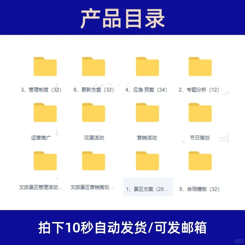 文旅策划宝库477套景区方案+合同+运营模板