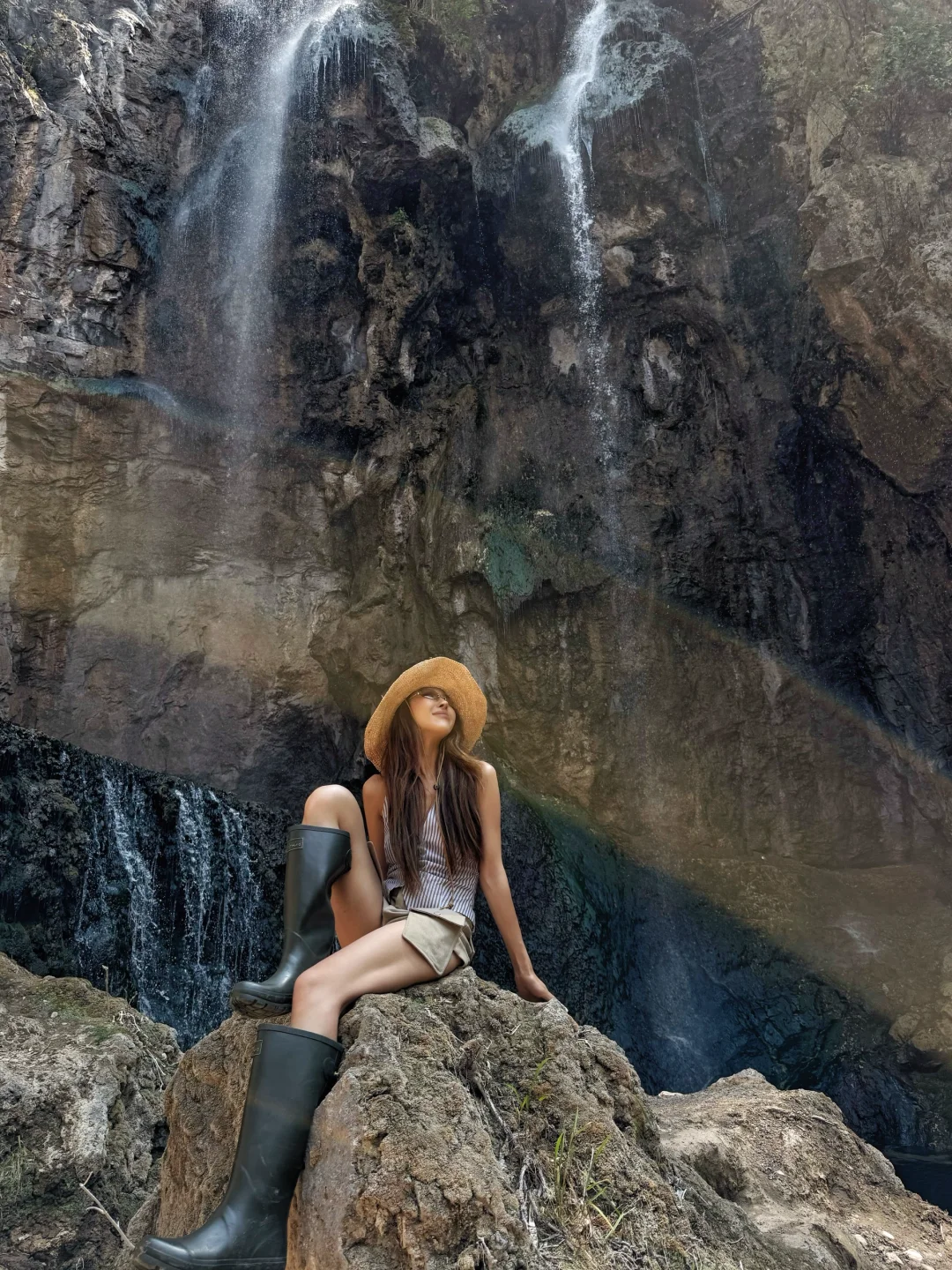 ⛰️ 王府竹海|踏瀑成功湿身 爽到灵魂出窍~