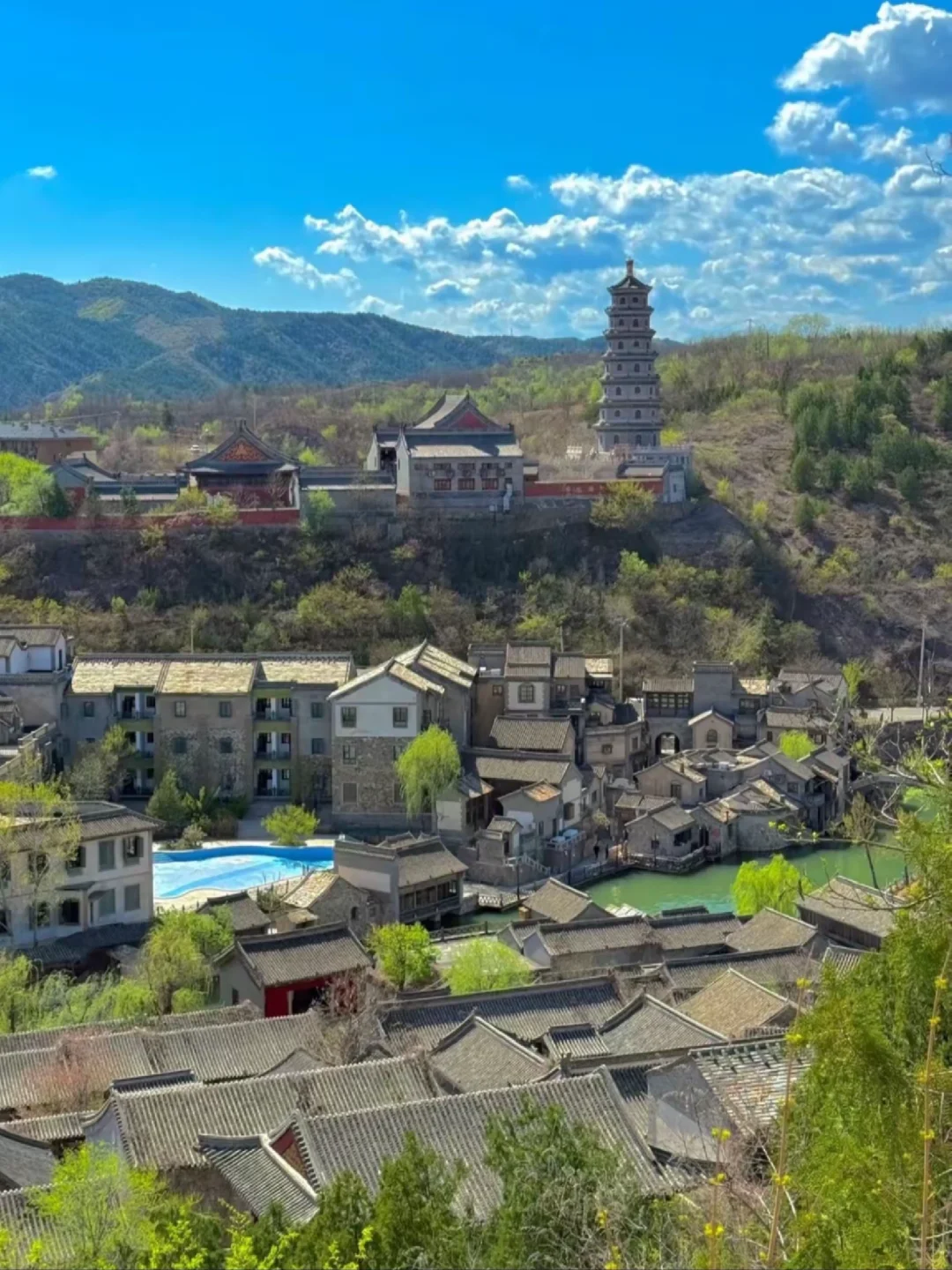 一路向北 长城脚下 有座‘江南’水乡