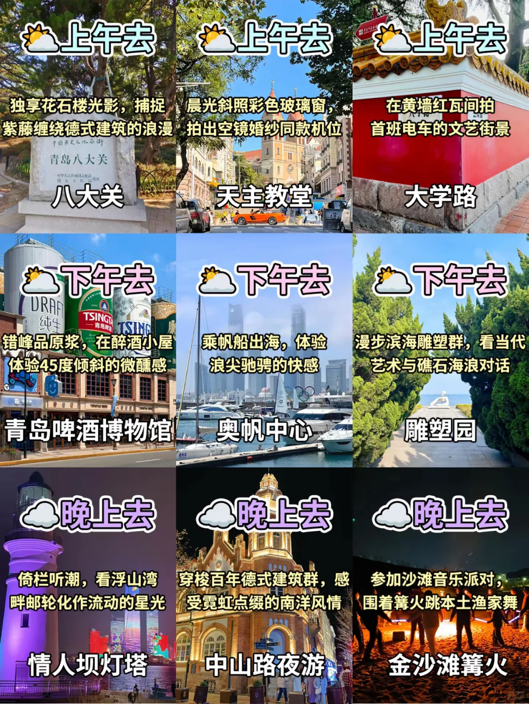 青岛3天2夜保姆级攻略✨人均400+玩透海滨