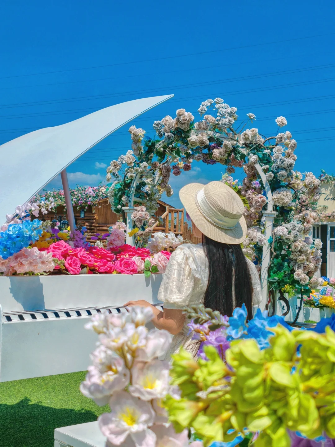 跟风成功❗️邢台大山里的莫奈花园太美了