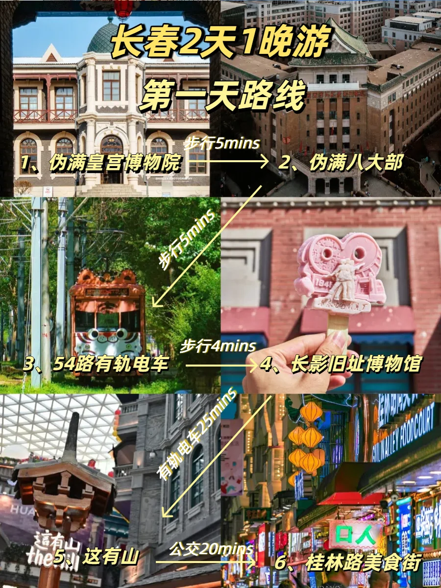长春2天1晚攻略|第①次来旅游必看🙋