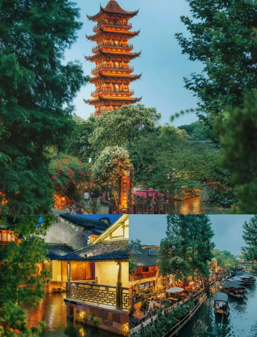 🌈乌镇 |6-7月份淡季来真的很香，人少景美！