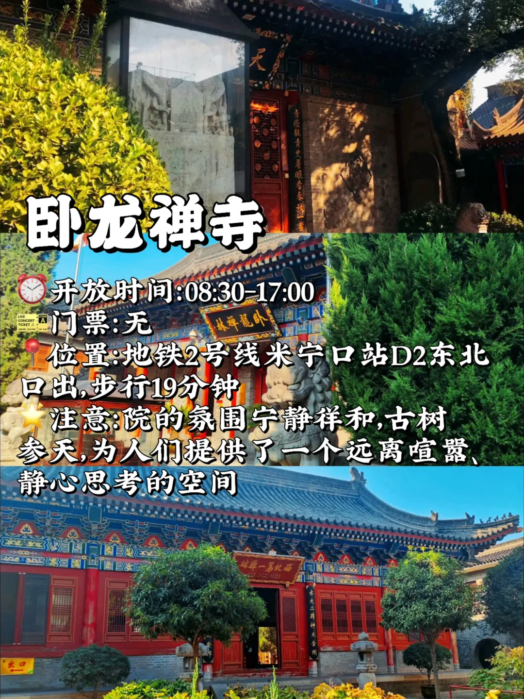 西安7个小众景点，人少巨出片‼️