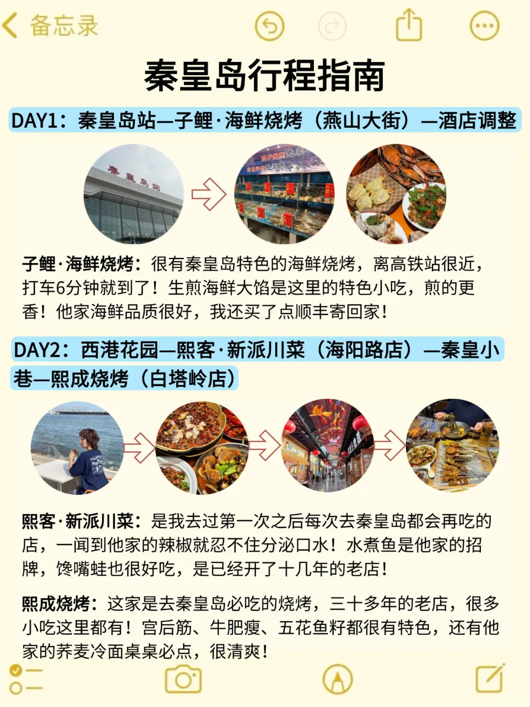 去了秦皇岛7次‼️我的建议是。。。