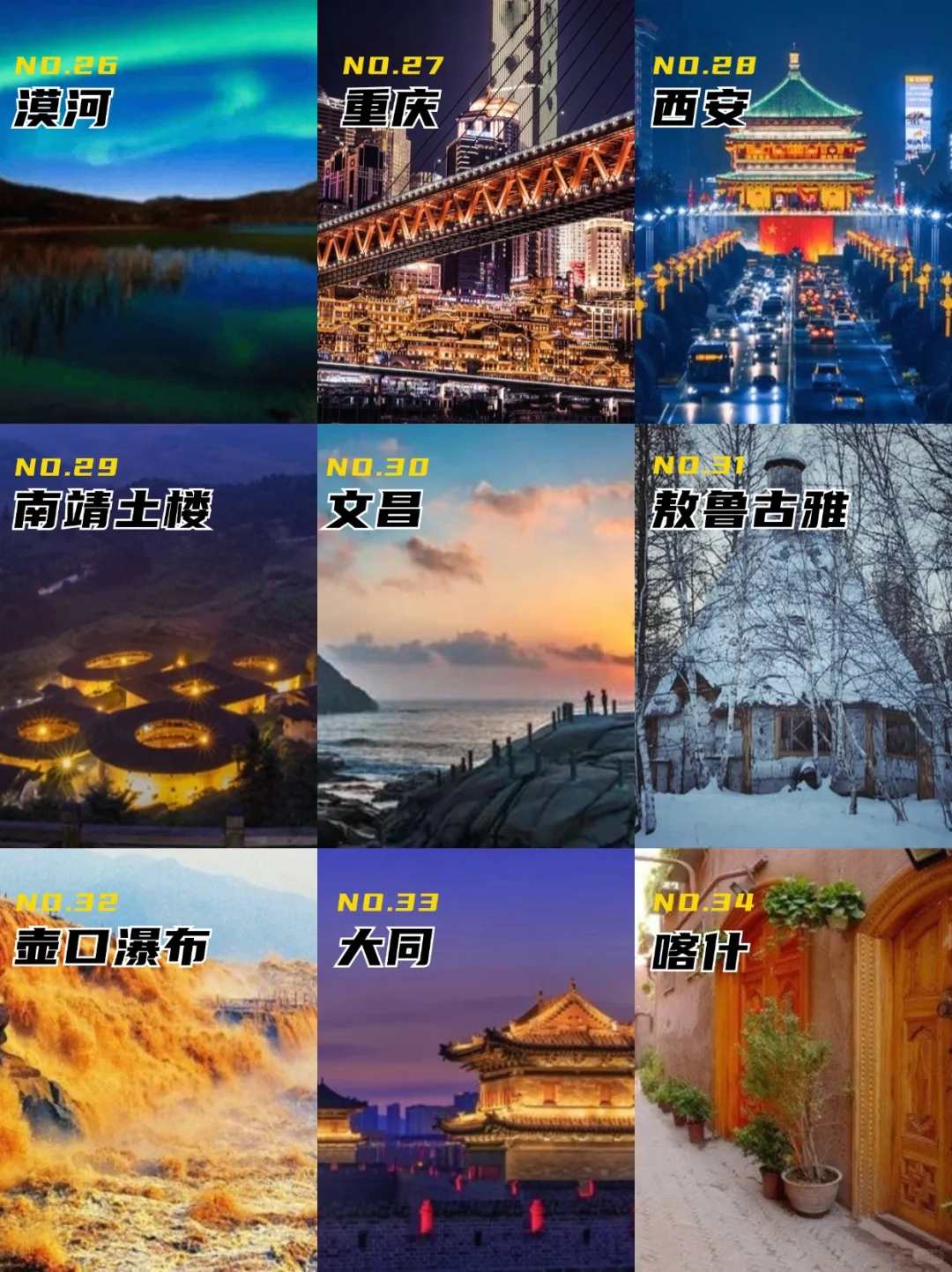 70岁前必去的70个地方，去过35个才算不白来
