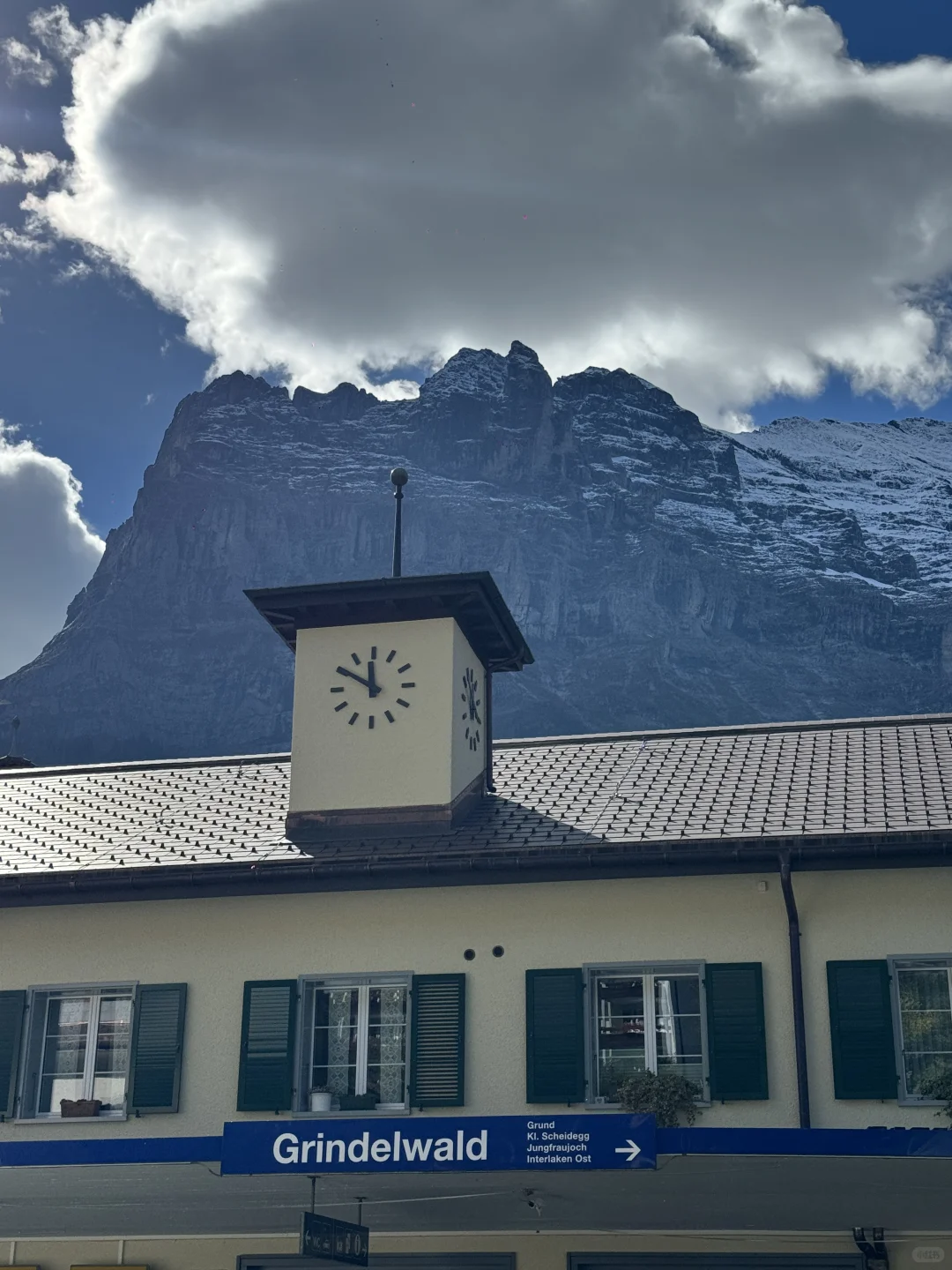 瑞士🇨🇭完美天气的格林德瓦梦幻山坡