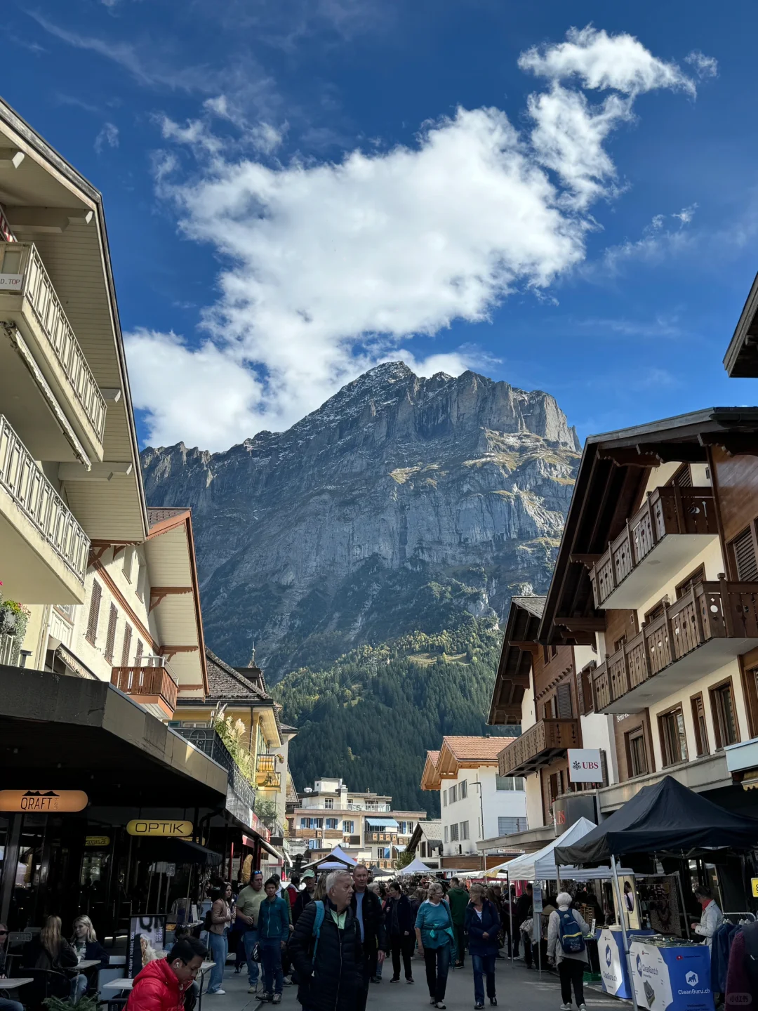 瑞士🇨🇭完美天气的格林德瓦梦幻山坡