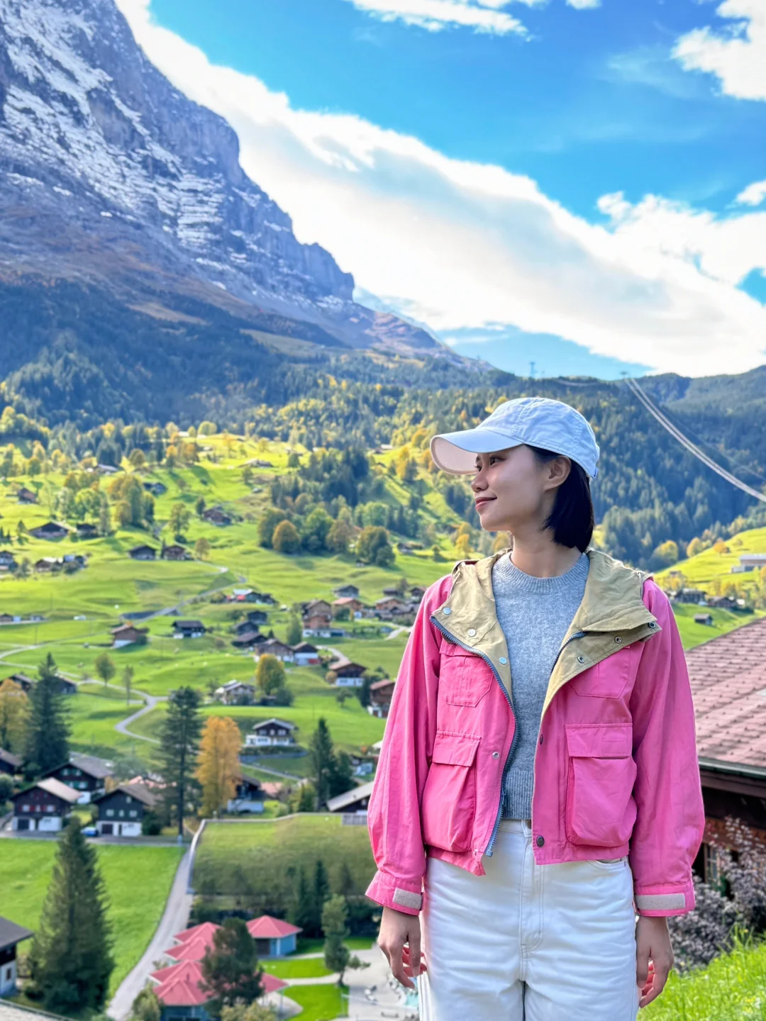 瑞士🇨🇭完美天气的格林德瓦梦幻山坡