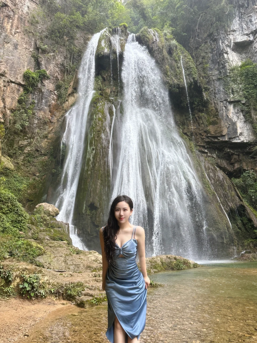 发现一个绝美又人少的瀑布🧗🏻‍♀️