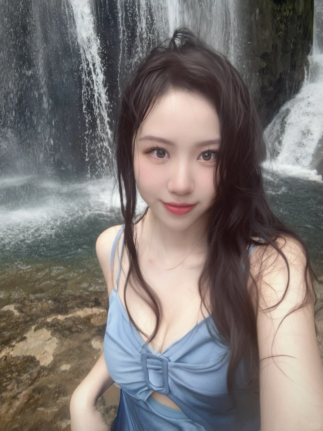 发现一个绝美又人少的瀑布🧗🏻‍♀️