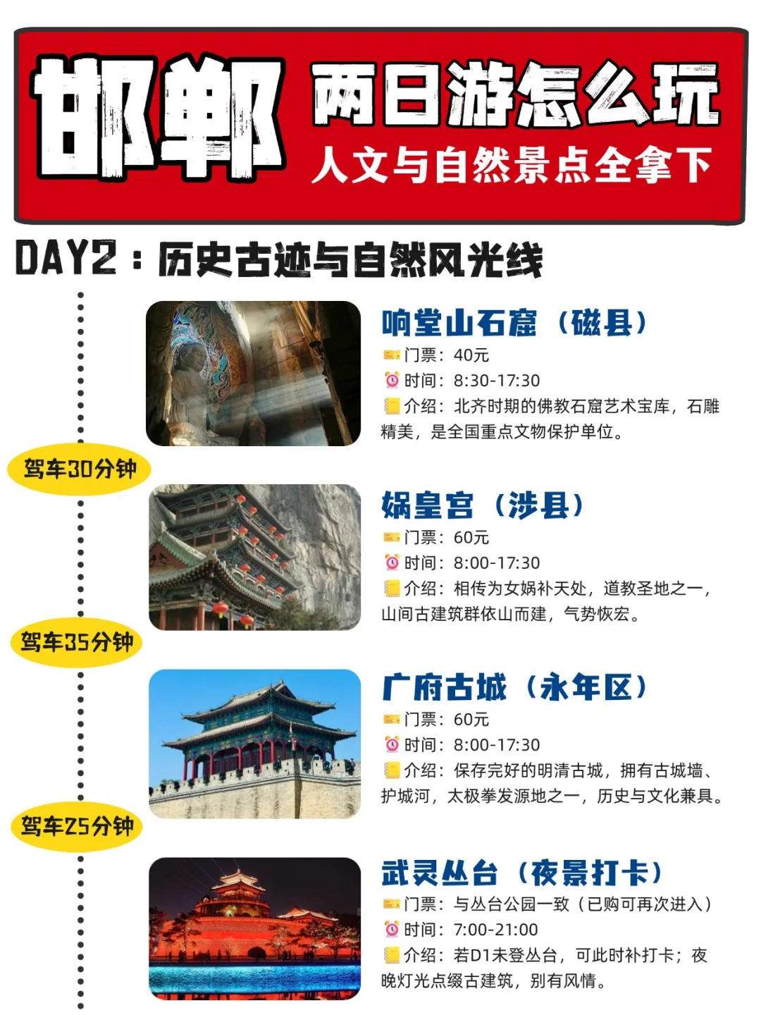 京津冀周末出发｜邯郸两日游全攻略