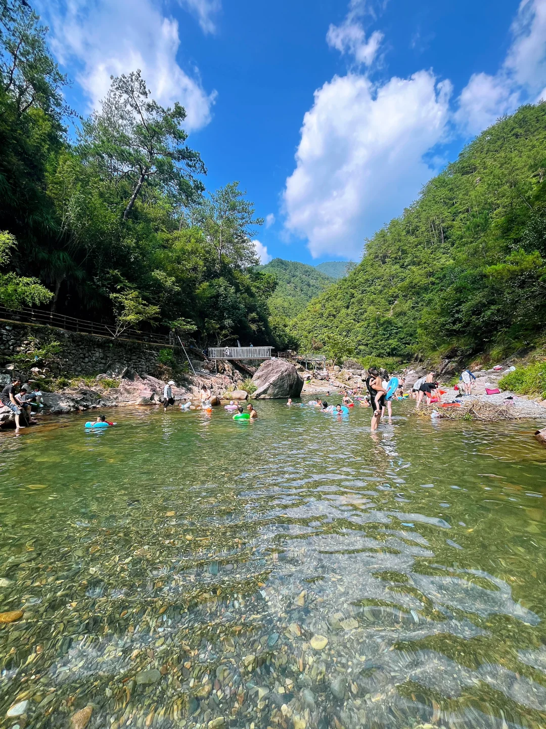 江浙沪皖免费溯溪玩水天花板，不服带图来辩