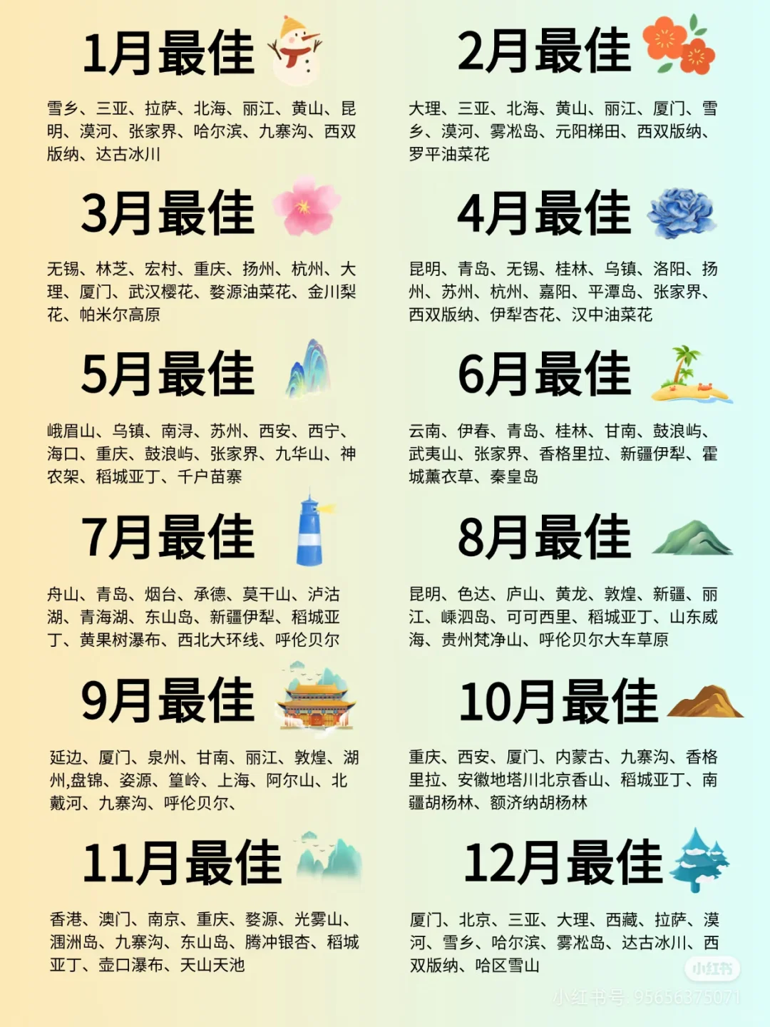 六月份适合去玩的六座城市🌆