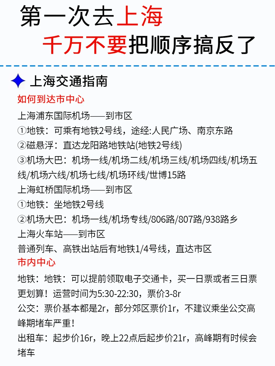 上海3天2夜｜保姆级旅游路线攻略，不绕路❗