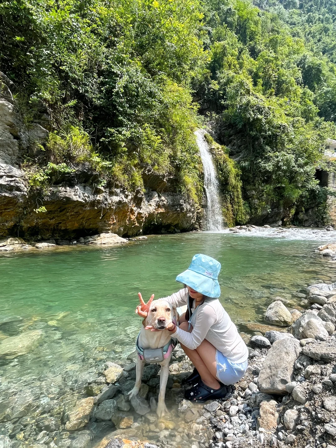 重庆出发2小时！带狗狗去水银河玩水啦！！！