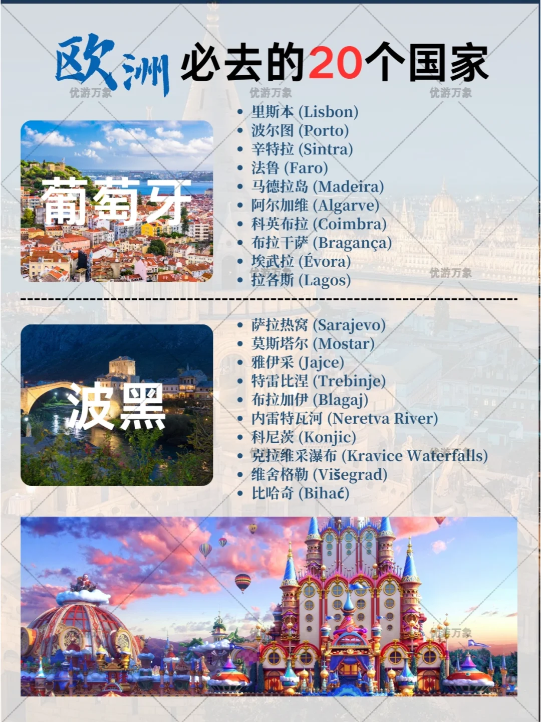 35岁之前必去的20个欧洲国家，收好不谢！