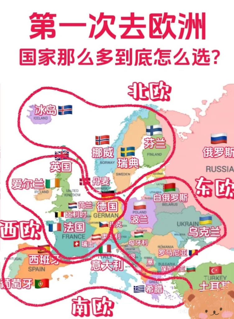 第一天去欧洲旅行，国家怎么选？