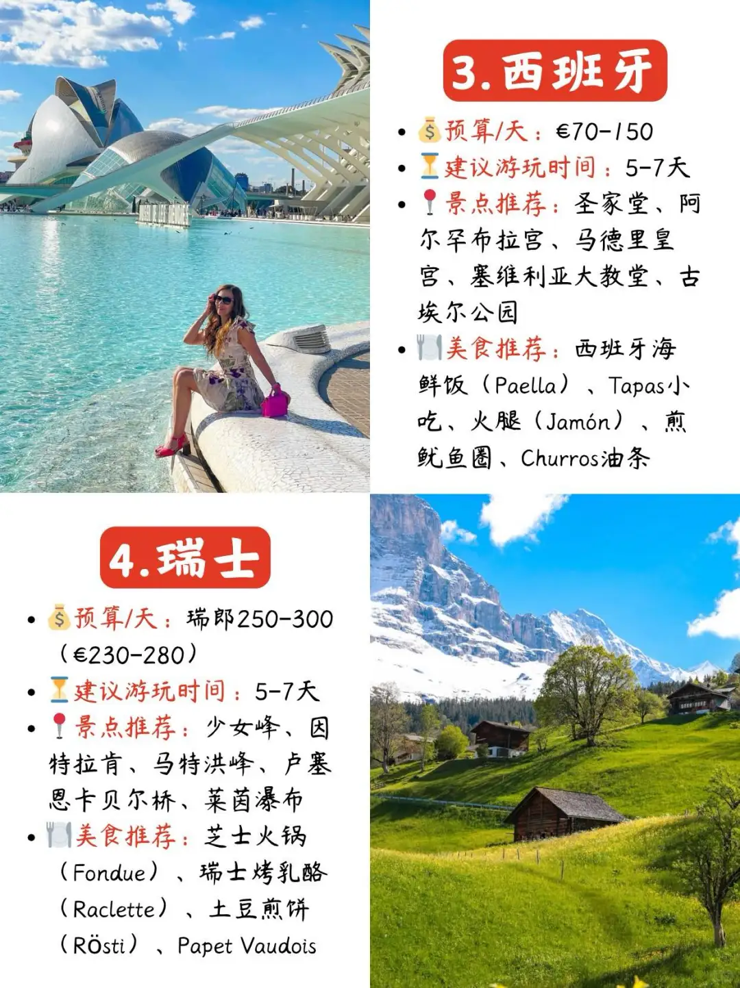 🌍欧洲12国懒人旅行攻略｜千万别错过❗❗