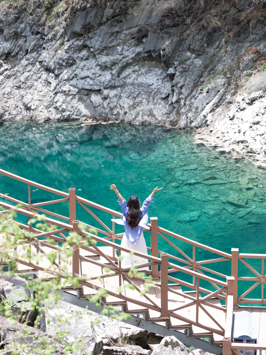 🌿谁懂啊！！松坪沟19℃的夏天☀️比动漫还治愈